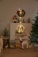 Axyaa LED Xmas Window Lights - Battery Operated for Christmas Parties, Weddings & Garden Decor