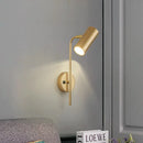 Axyaa Metal Wall Lamp Rotatable Sconce Lights E27 Bulb Iron Baking Painting
