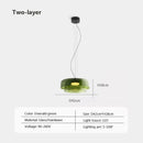 Axyaa Nordic Glass LED Pendant Lights Industrial Chandelier for Home Decor