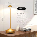 Axyaa Touch LED Rechargeable Table Lamp for Dining, Bar, and Coffee Areas