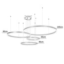 Axyaa Modern Pendant Rings Ceiling Lamp for Dining & Living Room Lighting