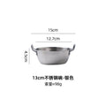 Axyaa Stainless Steel Korean Cuisine Bowl Double Ear Snack Plate