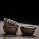Axyaa Ceramic Tea Set: Portable One Pot Three Cups Set for Outdoor Tea Brewing