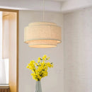 Axyaa Nordic Fabric Chandelier - Modern Minimalist Lighting Fixture
