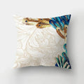 Axyaa Cartoon Dogs Feather Print Pillowcase Home Decor Sofa Seat Cushion Cover