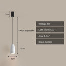 Axyaa Suspension LED Pendant Lights - Adjustable Ceiling Lighting for Bedside, Living Room, Bar