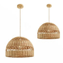 Axyaa Rattan Pendant Light for Living Room and Restaurant Decor
