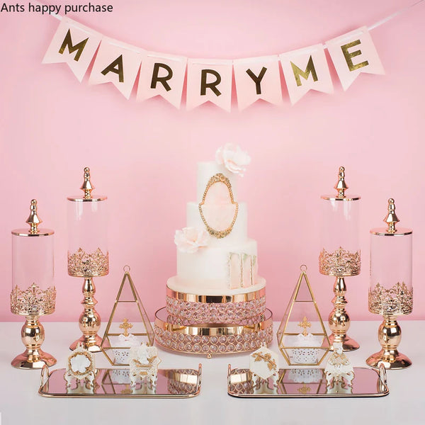 Glass Sugar Bowl Wedding Candy Jar Snack Storage Axya Home Decoration