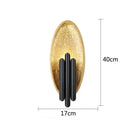 Nordic Metal Tube Resin Wall Lights by Axyaa - Gold/Silver, Modern Living Room Sconce