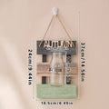 Axyaa Seasonal Wooden Wall Vases Set - Farmhouse Decor for Home