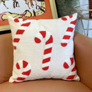Axyaa Christmas Theme Embroidered Pillow Cushion Cover