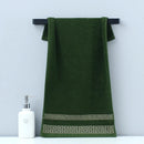 Axyaa Embroidered Cotton Towels Set - Hotel Quality Bath & Face Towels