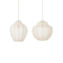 Axyaa Modern Fabric LED Pendant Light Chandelier for Living Room Dining Bedroom