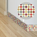 Axyaa Self-Adhesive Mosaic Wall Borders: Waterproof, Modern Decor for Bathroom & Kitchen