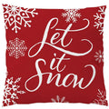 Christmas-Themed Digital Print Pillowcases by Axyaa - Perfect for Sofa, Bedroom, Car