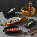 Axyaa Special-shaped Plate Set for Sushi, Sashimi, Sea Urchin, Hot Pot, BBQ