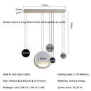 Axyaa Nordic LED Pendant Light Modern Resin Hanging Lamp for Dining Room
