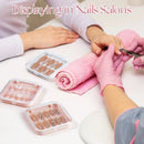 Axyaa Press On Nails Cases | Pink Nail Display Box for DIY Nail Art
