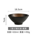 Axyaa Large Ramen Bowl, Japanese Style Ceramic Soup Bowl, Creative Tableware