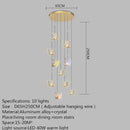 Axyaa Swan Acrylic LED Pendant Chandelier for Home and Restaurant Lighting