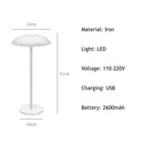 Axyaa Industrial Style LED Desk Lamp - Touch Dimming, Living Room Study Bedroom Lighting