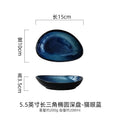 Axyaa Ceramic Sushi Dim Sum Plate Set