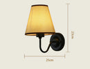 Axyaa Fabric Shade LED Wall Sconce for Home Decor