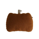 Axyaa Cozy Pumpkin Pine Cone Throw Pillow - Caramel Cream