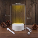 Axyaa LED Message Board Desk Lamp Night Light with Pen for Creative Holiday Decor