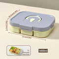 Axyaa Compartment Food Storage Container | Stackable Refrigerator and Freezer Box
