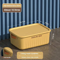 Axyaa Plastic Storage Box with Lid for Snacks, Cosmetics, and Wardrobe Organization