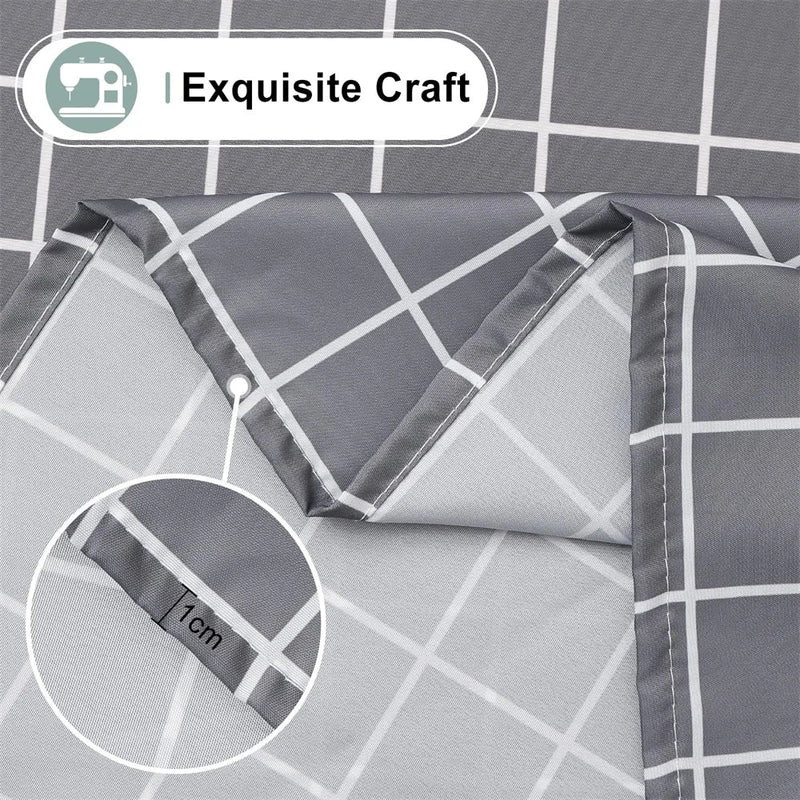 Axyaa Waterproof Tablecloth - Stain Resistant Dining Room & Outdoor Table Cover