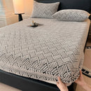 Axyaa Coral Fleece Mattress Cover - Soft & Warm, All Around Elastic Band