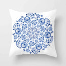 Axyaa Blue Mandala Pattern Pillow Case 45*45cm