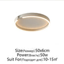 Axyaa Rose Gold Modern LED Ceiling Light Surface Mounted Minimalist Home Lighting