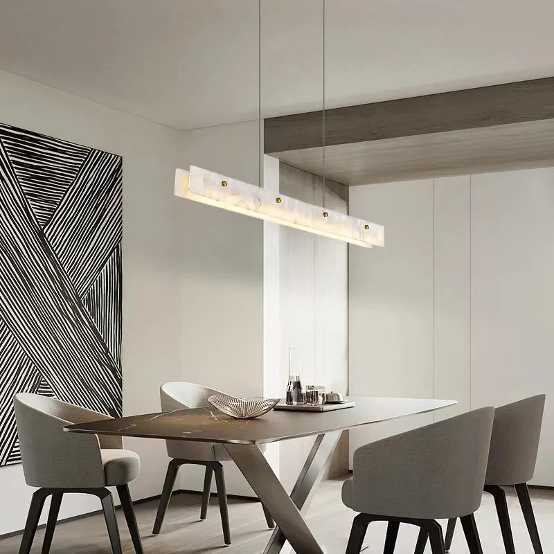 Axyaa Luxury Marble Chandelier for Living Room, Dining and Kitchen Decor