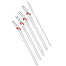 Axyaa Glass Straw Set: Reusable Eco-Friendly Smoothie Cocktail Bubble Tea Straws