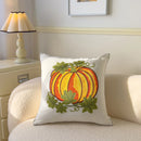 Axyaa Pastoral Flower Embroidered Pillowcase for Sofa and Headboard