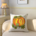 Axyaa Pastoral Flower Embroidery Pillowcase - Canvas Towel Sofa Cushion Cover