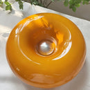 Axya Donut Wall Lamp: Retro Bauhaus Design for Living Room, Bedroom, or TV Wall