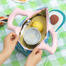 Axyaa Insulated Lunch Box Bag for Students and Office Workers, Graffiti Design