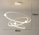 Axyaa Modern Chandelier Stair Pendant Lamp Living Room Interior Lighting