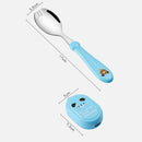 Axyaa Stainless Steel Cutlery Set for Kids - Spoon and Fork Integrated Meal Utensils