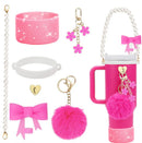 Axyaa Cup Accessories Set for Stanley Tumblers: Straws, Covers, Caps, Boot, Charm Chains