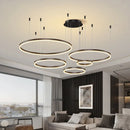 Axyaa Circular Luxe Pendant Light for Living, Dining, and Bedroom