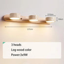 Axyaa Circular LED Double-Sided Wall Lamp for Bathroom Vanity Mirror