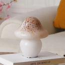 Axyaa Cream Mushroom LED Desk Lamp for Bedroom and Living Room