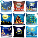 Axyaa Christmas Santa Claus Tree Pillow Case 45x45cm