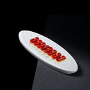 Axyaa Meteorite Beaded Oval Ceramic Dish - Molecular Cuisine & Western-style Plate