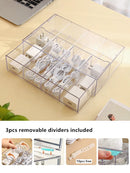 Axyaa Plastic Desktop Cable Storage Box for Organizing Wires and Cords